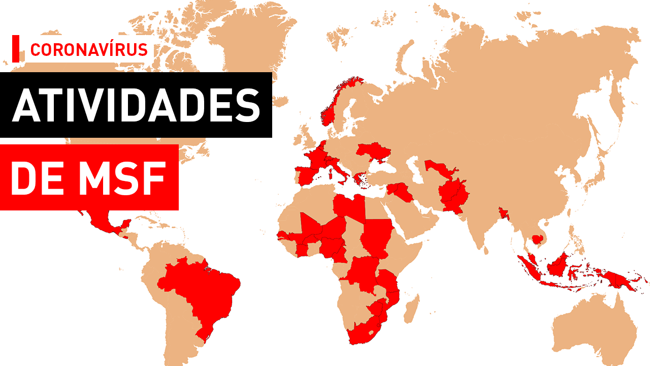 MSF contra a COVID-19 no mundo