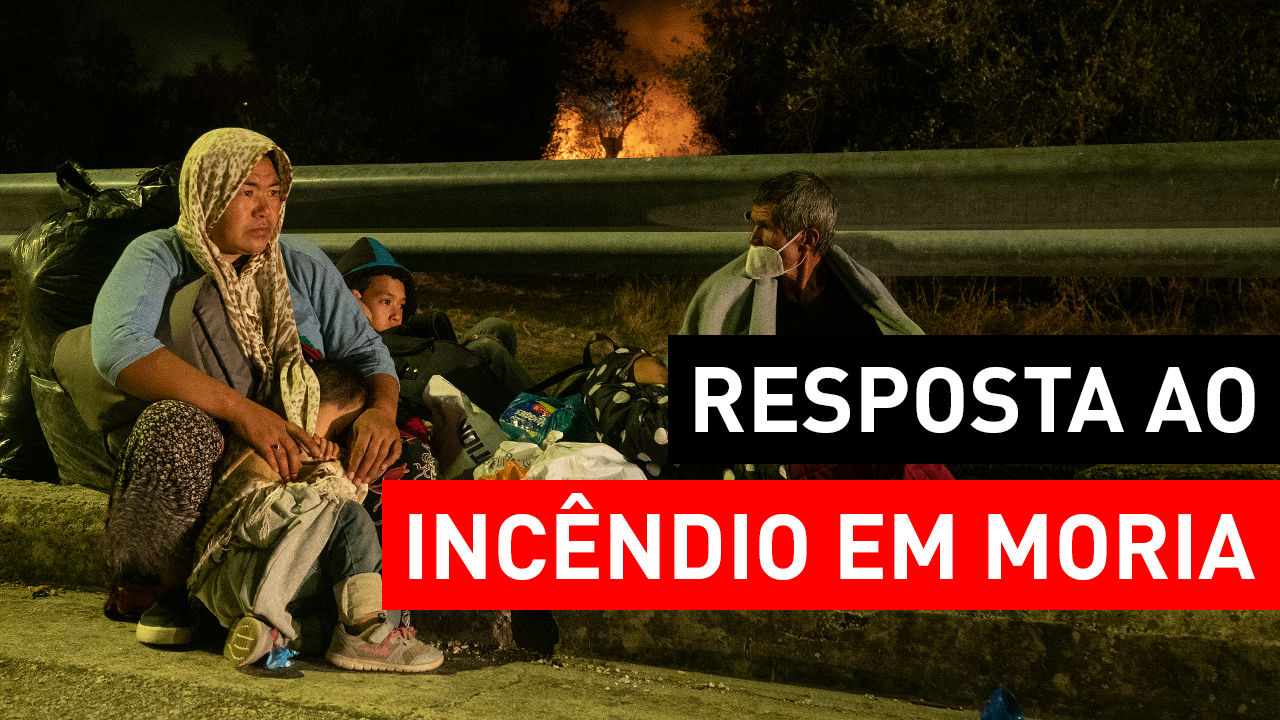 MSF atende pessoas afetadas pelo incêndio em Moria