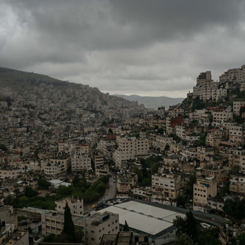 Cidade de Nablus, na Cisjordânia. Abril de 2023. © Samar Hazboun