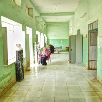 Hospital de Umdawanban, apoiado por Médicos Sem Fronteiras no Sudão. Julho de 2023. ©MSF