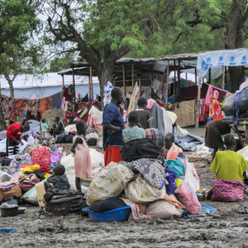 Centro de trânsito de Bulukat, no Sudão do Sul. © Gale Julius Dada/MSF