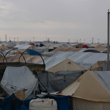 Vista geral da imagem do acampamento Al-Hol © MSF