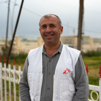 Aso Khalil atuou como supervisor de enfermagem no projeto de MSF em Hawija, Iraque. © Hassan Kamal Al-Deen/MSF