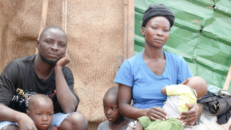 Abudo Chuado e sua família são sobreviventes do ciclone Chido. Cabo Delgado, Moçambique. © Costantino Monteiro/MSF