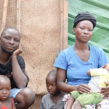 Abudo Chuado e sua família são sobreviventes do ciclone Chido. Cabo Delgado, Moçambique. © Costantino Monteiro/MSF