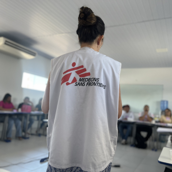 MSF ofereceu treinamento para atendimento a sobreviventes de violência sexual. © Lara Coelho / MSF