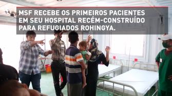 Hospital para refugiados Rohingya construído em três semanas